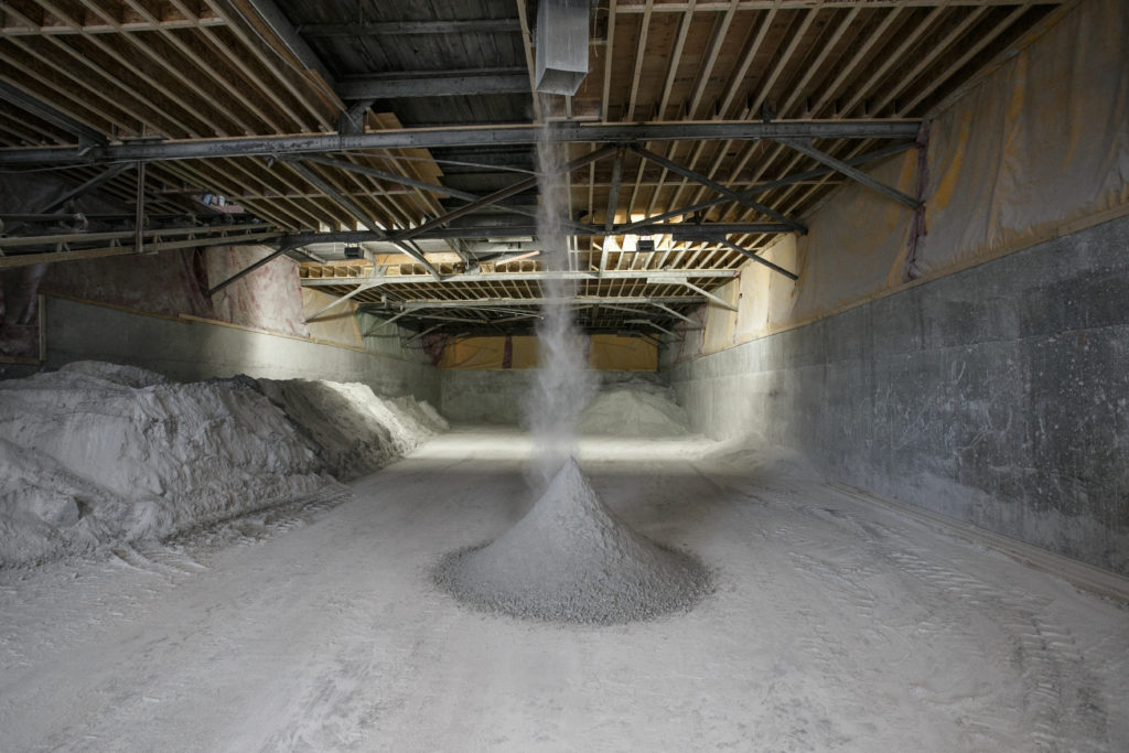 BarCan Barite Concentrate pile in wet storage